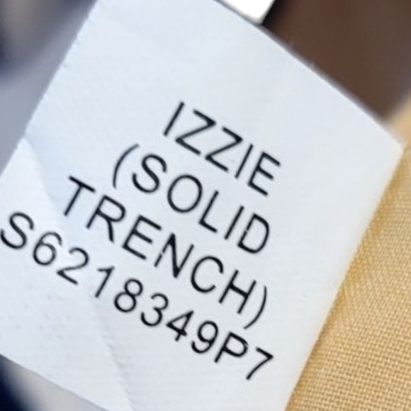 NEW *** DIANE VON FURSTENBERG, CAMEL,  TRENCH COAT. NWOT SIZE S - Picture 8 of 11